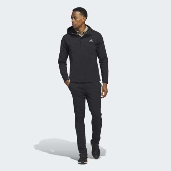 Adidas Ripstop 1/4-zip Golf Sweat à Capuche Noir