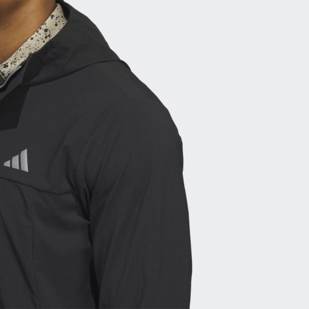 Adidas Ripstop 1/4-zip Golf Sweat à Capuche Noir