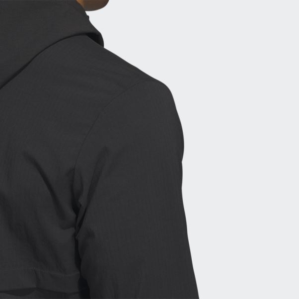 Adidas Ripstop 1/4-zip Golf Sweat à Capuche Noir