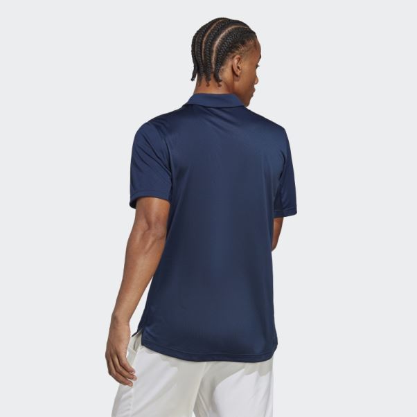 Polo De Tennis Club Bleu Marine Adidas