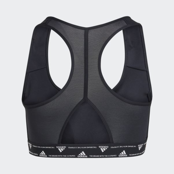 Soutien-gorge Adidas Powerreact Training Medium-support (taille Plus) Mode Noir