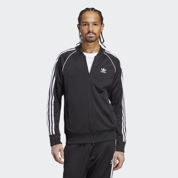 Veste De Survêtement Adidas Adicolor Classics Sst Noir