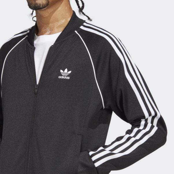 Veste De Survêtement Adidas Adicolor Classics Sst Noir