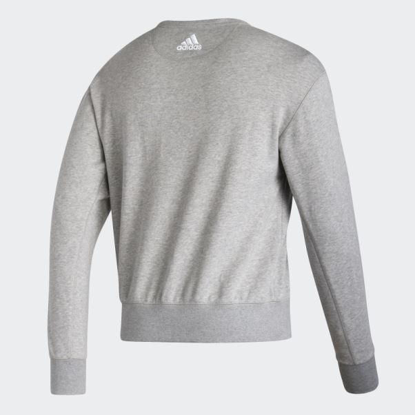 Sweat Gris Moyen Adidas Ducks Vintage Crew