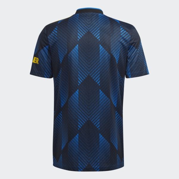 Troisième Maillot Manchester United 21/22 Adidas Lueur Bleu
