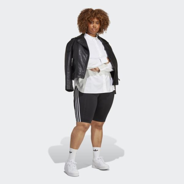 Collant Court Taille Haute Adidas Adicolor Classics Noir (grande Taille)