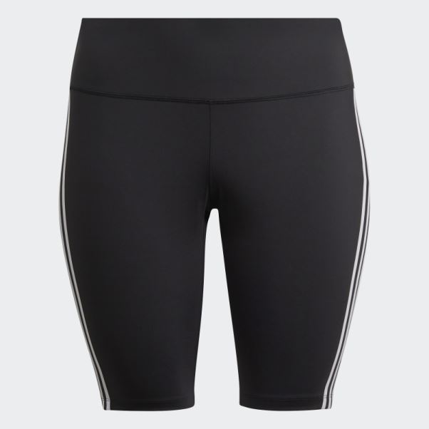 Collant Court Taille Haute Adidas Adicolor Classics Noir (grande Taille)