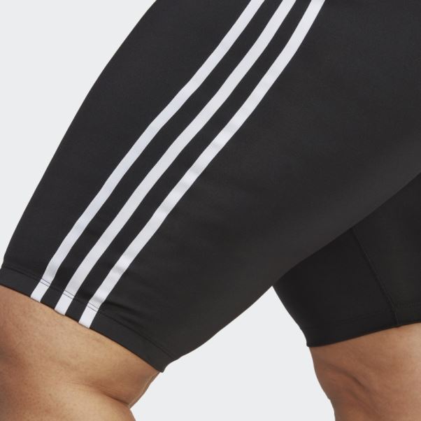 Collant Court Taille Haute Adidas Adicolor Classics Noir (grande Taille)