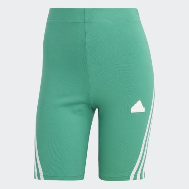 Short De Vélo à 3 Bandes Adidas Court Future Icons Vert