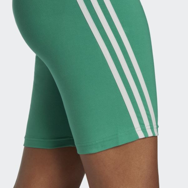 Short De Vélo à 3 Bandes Adidas Court Future Icons Vert