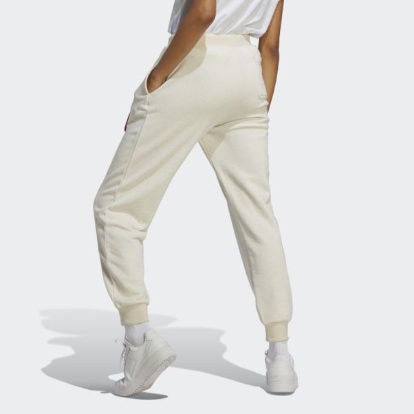 Adidas Originals Pantalon De Jogging 3 Bandes Blanc Mel