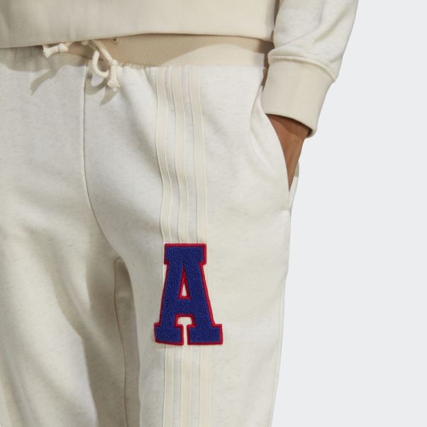 Adidas Originals Pantalon De Jogging 3 Bandes Blanc Mel