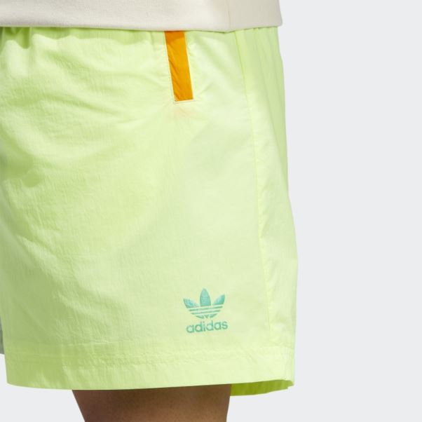 Short Tissé Bloqué Bleu Teinte Adidas