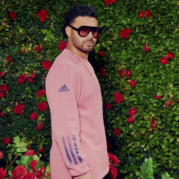 Sweat Adidas All Blacks Rugby Lifestyle Ras Du Cou Rose