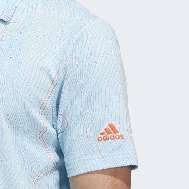 Polo Adidas Course Map Bleu Mel