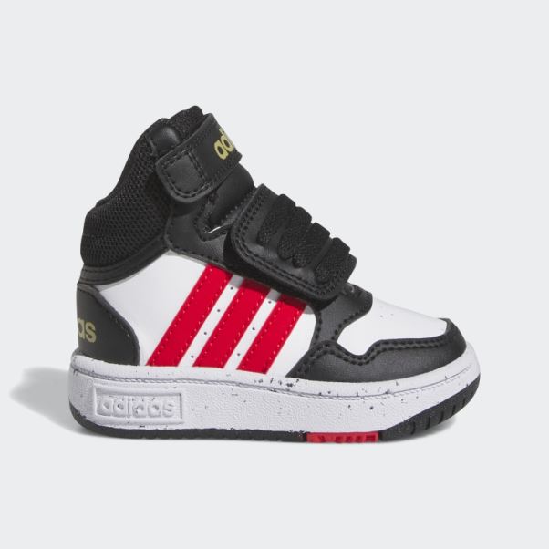 Chaussures Adidas Hoops Mid Noires élégantes