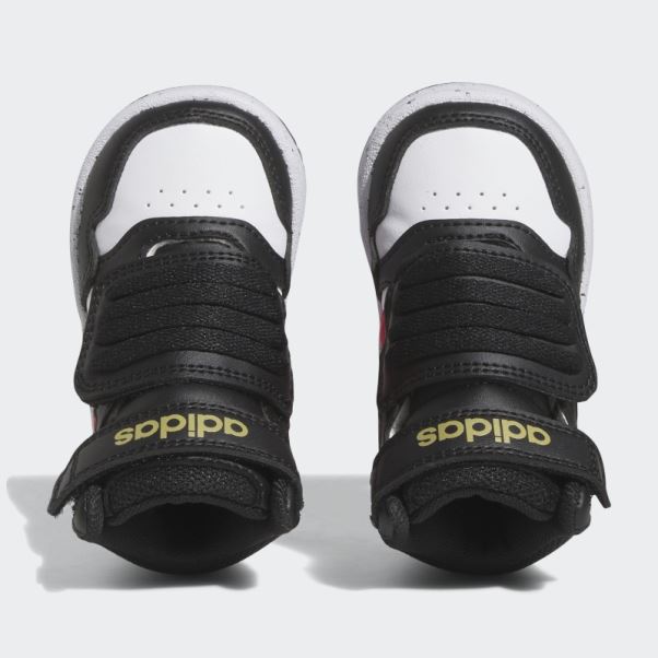 Chaussures Adidas Hoops Mid Noires élégantes