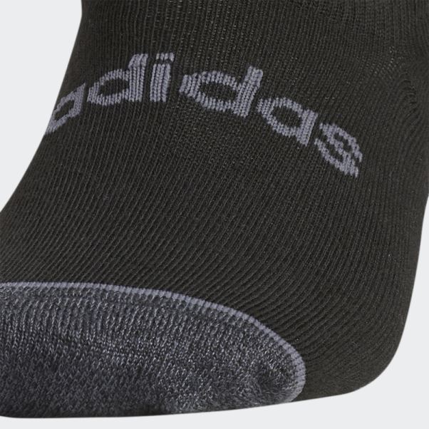 Adidas Sl Lin 3 6-pack Super-no-show Chaussettes Noir