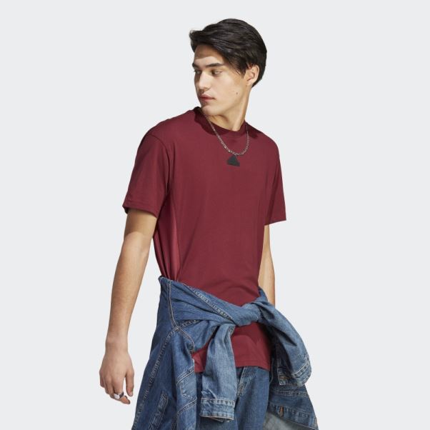 T-shirt Adidas City Escape Rouge