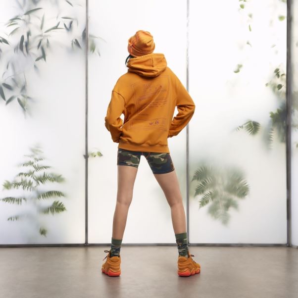 Sweat à Capuche (tous Genres) Adidas Focus Orange Fashion