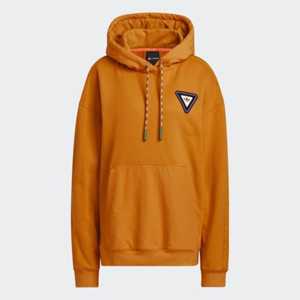 Sweat à Capuche (tous Genres) Adidas Focus Orange Fashion