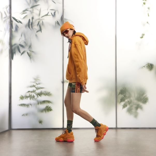 Sweat à Capuche (tous Genres) Adidas Focus Orange