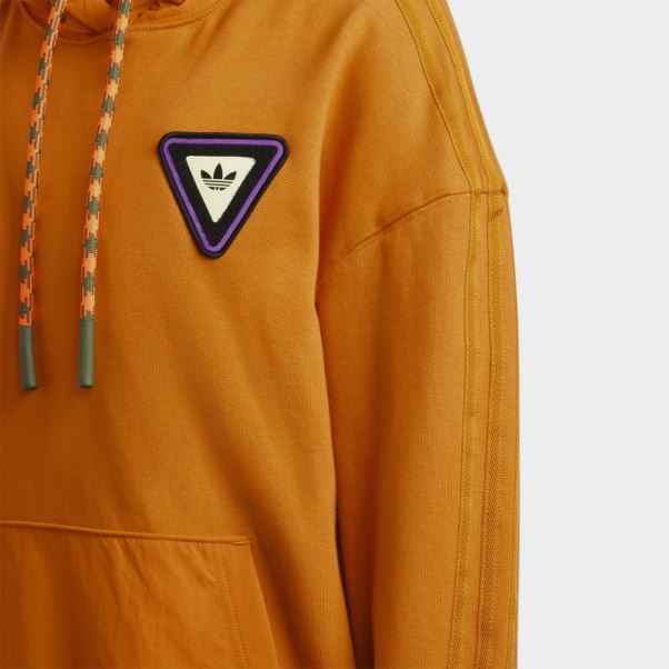 Sweat à Capuche (tous Genres) Adidas Focus Orange