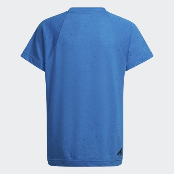 T-shirt En Coton Ample à 3 Bandes Adidas Mel Future Icons Bleu