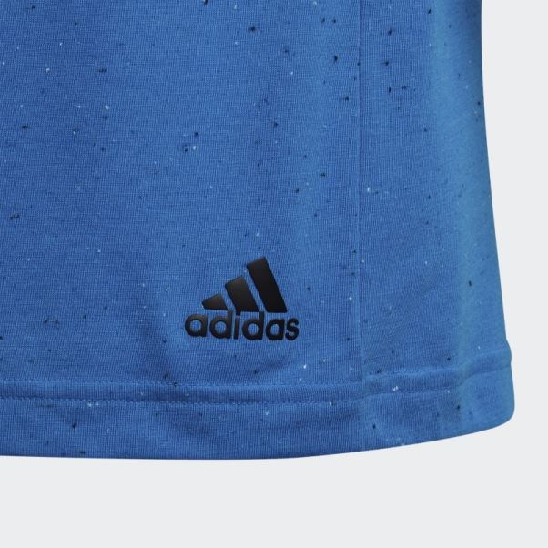 T-shirt En Coton Ample à 3 Bandes Adidas Mel Future Icons Bleu