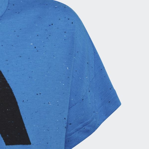 T-shirt En Coton Ample à 3 Bandes Adidas Mel Future Icons Bleu