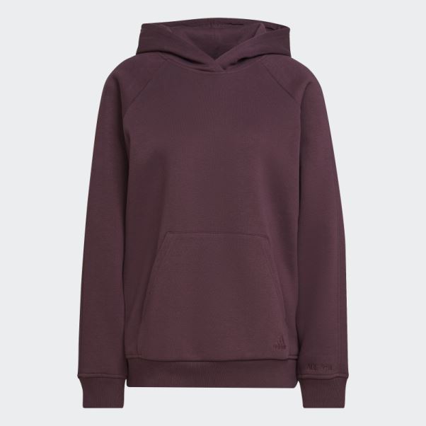 Tout Szn Polaire Copain Sweat à Capuche Bordeaux Adidas