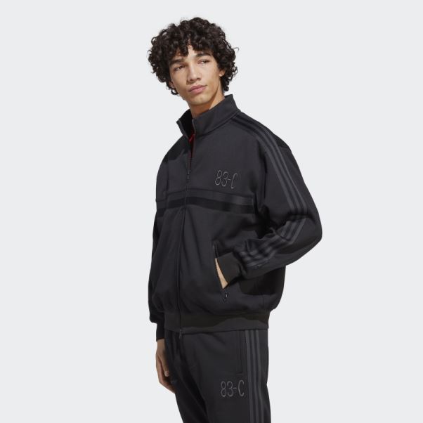 Adidas 83-c Veste De Survêtement Noir