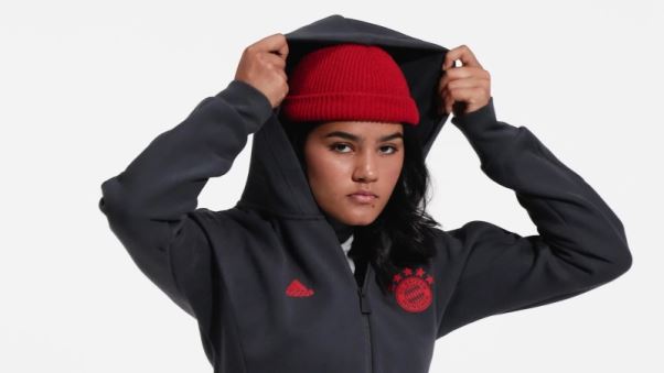 Veste Adidas Fc Bayern Anthem Gris Nuit