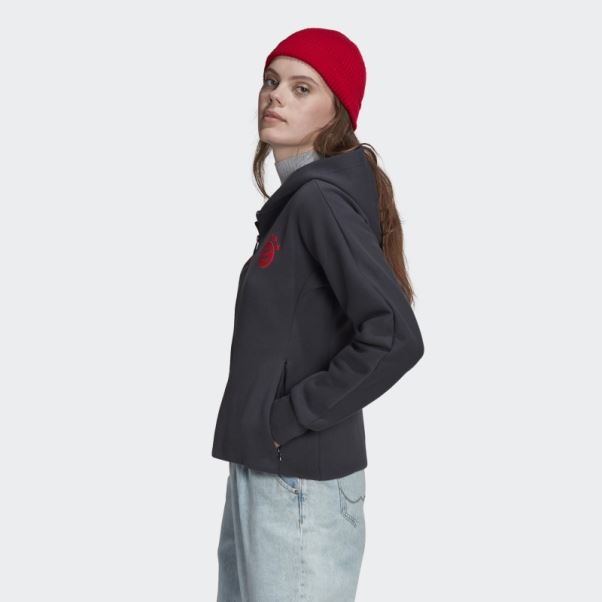 Veste Adidas Fc Bayern Anthem Gris Nuit