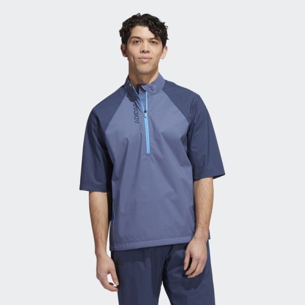 Blouson Manches Courtes Provisoire Bleu Marine Adidas