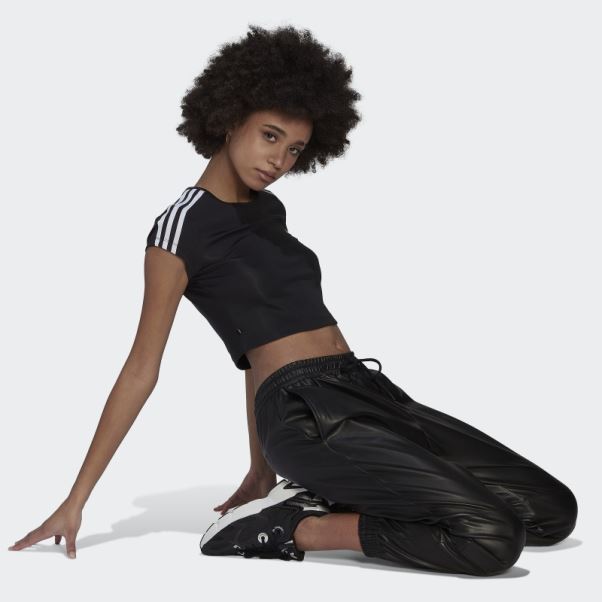 T-shirt Court à 3 Bandes Adicolor Classics Noir Adidas