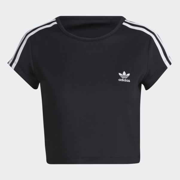 T-shirt Court à 3 Bandes Adicolor Classics Noir Adidas