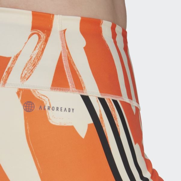 Short De Cycliste Adidas Ecru Tint Thebe Magugu (grande Taille)