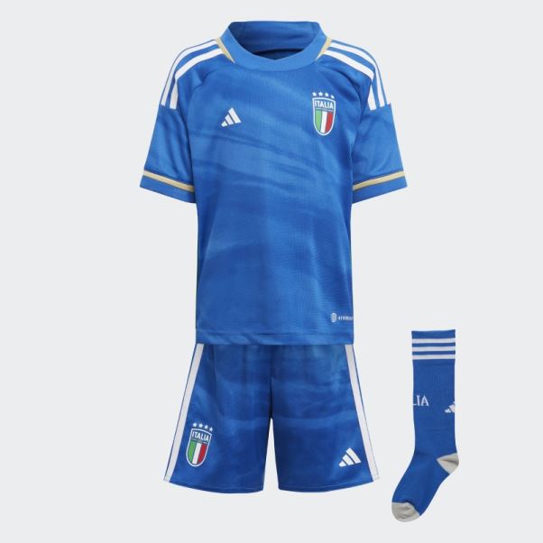 Italy 23 Home Mini Kit Bleu Adidas