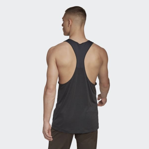 Débardeur Adidas Yoga Training Carbone
