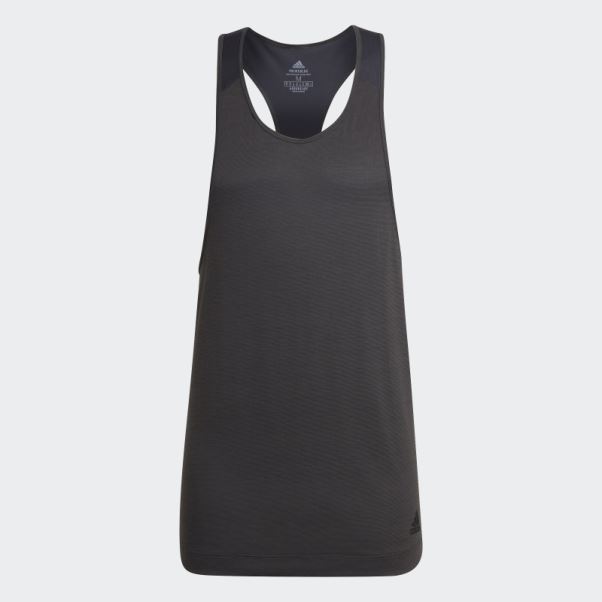 Débardeur Adidas Yoga Training Carbone