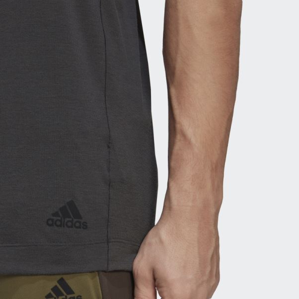 Débardeur Adidas Yoga Training Carbone