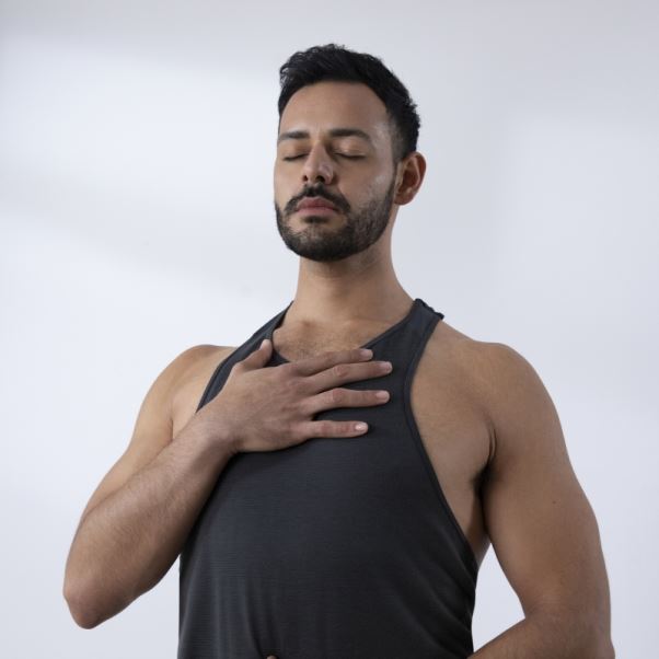 Débardeur Adidas Yoga Training Carbone