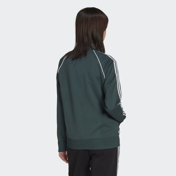 Primeblue Sst Veste De Survêtement Vert Minéral Adidas