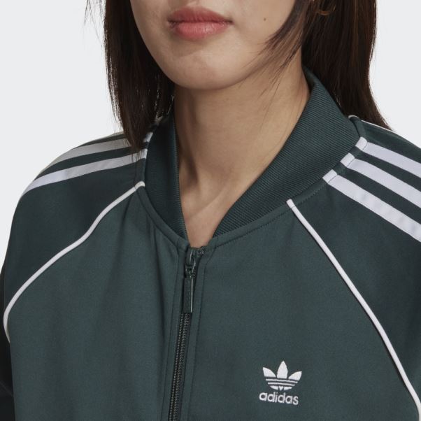 Primeblue Sst Veste De Survêtement Vert Minéral Adidas