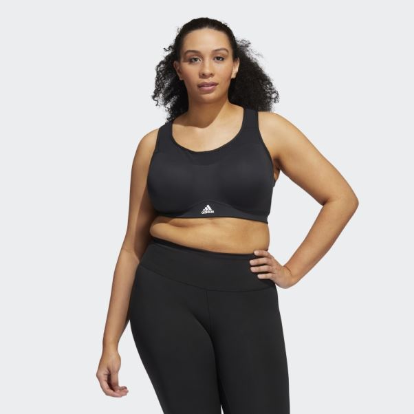 Soutien-gorge à Maintien élevé Adidas Tlrd Impact Training (taille Plus) Noir