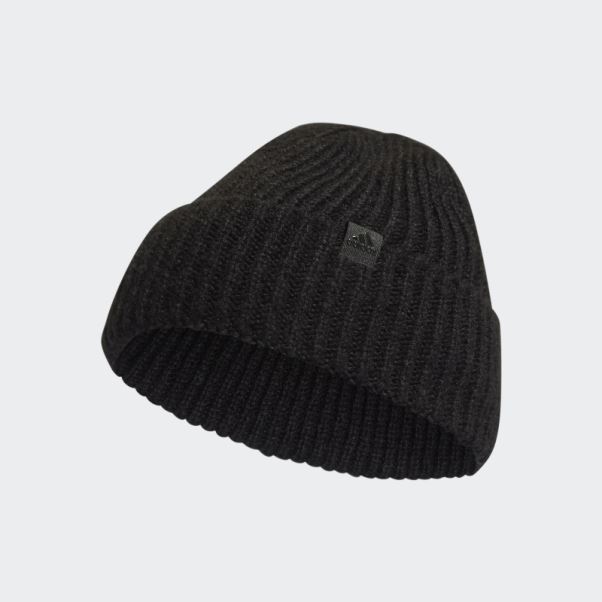 Bonnet Revers Noir Adidas