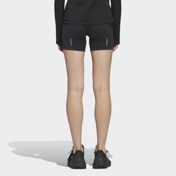 Leggings Courts 5 Pouces Dailyrun Noir Adidas Stylé