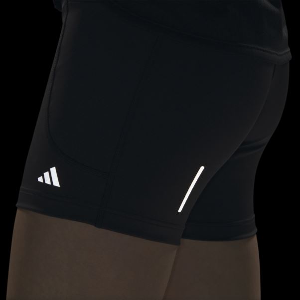 Leggings Courts 5 Pouces Dailyrun Noir Adidas Stylé