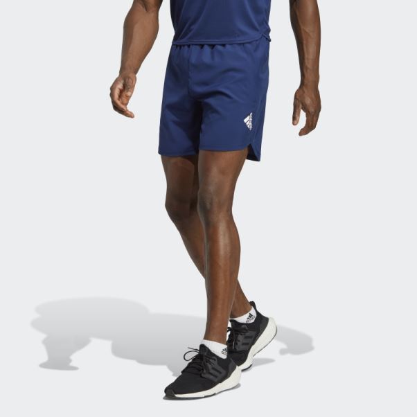 Short Adidas Aeroready Conçu Pour Le Mouvement Bleu Foncé